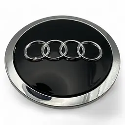 Ковпак колеса (ковпачок) Audi Хром Ø69 мм (комплект 4 шт) 4B0601170A - мініатюра 4