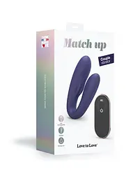 Вібратор Love to Love Match Up, 9 см (синій) - мініатюра 3