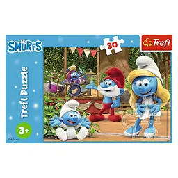 Пазл Trefl The Smurfs Смурфет і Смурфики 30 елементів (5900511183122) - мініатюра 3