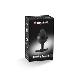 Mystim Rocking Force S - Силіконова анальна пробка для електростимулятора, 10х3,7 см - мініатюра 6