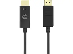 Кабель HP DisplayPort to HDMI 2m Black (DHC-DP04-02M)