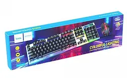 Ігрова провідна USB клавіатура та мишка HOCO GM18 Luminous Gaming Keyboard And Mouse Set підсвічуванням - мініатюра 6