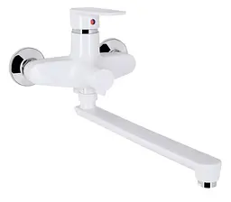 Змішувач для ванни Brinex 35W 005, Chrome/White (k35) BRIN35W005