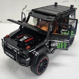Колекційна металева модель автомобіля АвтоЕксперт Gelandewagen Off road V12 Turbo-4wd з інерцією, світлом та звуком 1:22 - мініатюра 6