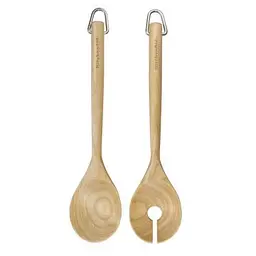 Набір ложок для салату KitchenAid Coreline, 2 шт, 30 см, береза (KQR713OHE)