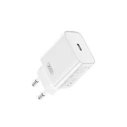 Мережевий зарядний пристрій XO CE15 (EU) PD20W USB-C fast charging charger Білий - мініатюра 5