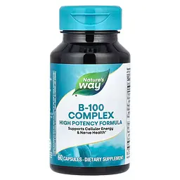 Комплекс B-100, B-100 Complex, 60 капсул Nature's Way vit0002589