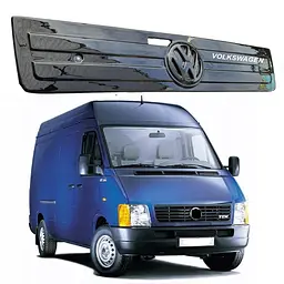 Зимова накладка на решітку радіатора Volkswagen LT35 1998 - з логотипом Глянець Voron glass