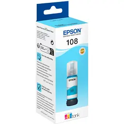 Контейнер з чорнилом Epson 108 EcoTank L8050/L18050 light cyan (C13T09C54A)