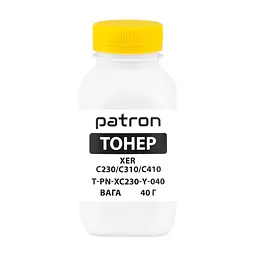 Тонер XER C230/C310/C410, 40 г, Yellow Patron (PN-XC230-Y-040)
