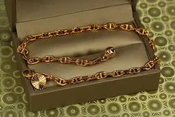Браслет Xuping Jewelry на ногу молот 27 см 4 мм золотистий