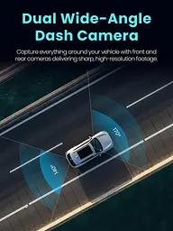Автомобільні камери E3 1080P Full HD Dash Cam спереду та ззаду - мініатюра 3