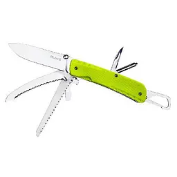 Багатофункціональний ніж Ruike Trekker LD43, (8.5 см) 12C27 / G10 зелений, 15 інстр. - мініатюра 2