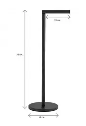 Стійка для туалетного паперу VBI Round black VBI-049900BL, Чорний матовий - мініатюра 2