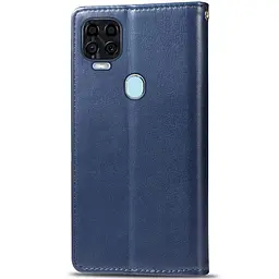 Шкіряний чохол-книжка Getman Gallant (PU) для ZTE Blade v2020 Синій - мініатюра 3