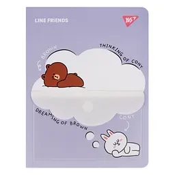 Папка з 20 файлами YES А4 Line Friends з фронтальною кишенею (492102)
