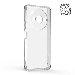 Прозрачный чехол для Xiaomi Redmi A3 с защитой камеры и усиленными бортами, тонкий, силиконовый, бесцветный, ударопрочный, противоударный бампер с закрытой камерой, ArmorStandart (ARM82787) - мініатюра 2