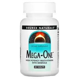 Високоефективні Мультивітаміни з Мінералами Mega-One™ - 60 таблеток