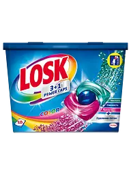 Капсули для прання Losk 3 в 1 Color, 18 шт.