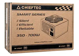 БЖ 500W Chieftec SMART GPS-500A8, 120 mm, >85%, Retail Box - мініатюра 4