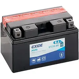 Мото акумулятор EXIDE AGM 6СТ-8,6Ah Аз 12В 145А (EN) ETZ10-BS