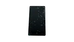 Дисплей для смартфона (телефону) Nokia 930 Lumiа, black (у зборі з тачскріном)(з рамкою)(Original) - мініатюра 2