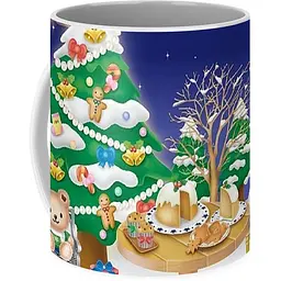 Кухоль GeekLand Хелло Кітті Hello Kitty Merry Christmas HK.02.03 330 мл білий - мініатюра 2