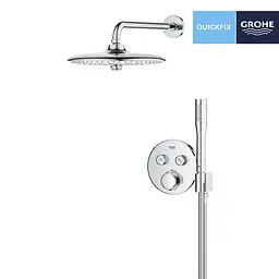 Душова система прихованого монтажу Grohe QuickFix Precision Smartcontrol 34878000, Хром - мініатюра 3