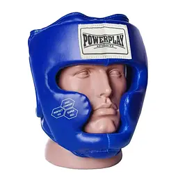 Боксерський тренувальний шолом Power Play 3043, Blue тренувальний - S