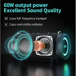Портативна колонка Mifa A90 Black - мініатюра 4