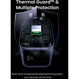 Зарядний пристрій Ugreen USB-C PD30W GaN X703 gray (35006) - мініатюра 8