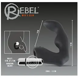 Массажёр простаты, 9х3.3 см Orion Rebel Prostate Stimulator - миниатюра 5