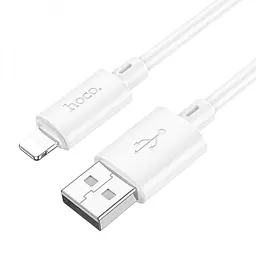 Кабель HOCO X88 Gratified usb to Lightning 2.4A 1m Білий