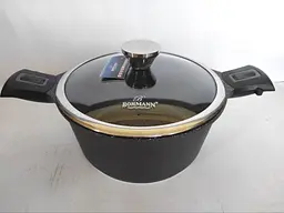 Каструля з мармуровим покриттям Bohmann BH 1730-28 см CR 6,5 л - мініатюра 5
