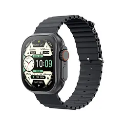 Смарт-годинник XO M11Ultra Curved Screen 9th Generation Wireless Charging Smart Talking Watch чорний - мініатюра 4