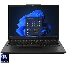 Ноутбук Lenovo ThinkPad X13 Gen 5 з процесором Intel Core Ultra 7 155U pana la 4.8GHz, 13.3" WUXGA, IPS, 32GB LPDDR5x, 1TB SSD, Intel® графікою, Windows® 11 Pro, чорний, 3-Y Courier or Carry-