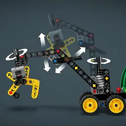 Конструктор LEGO Technic Колісний комбайн John Deere 1470H 117 деталей (42218) - мініатюра 8