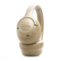 Навушники бездротові JBL Tune 730BT, Beige, Bluetooth, мікрофон, акумулятор 500 mAh, технологія "Pure Bass", кнопки на чашках навушників, швидка зарядка (JBLT730BTBEG) - мініатюра 5