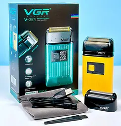 Акумуляторна електробритва VGR V-357 Жовтий (2390000030) - мініатюра 7