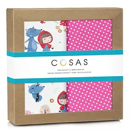 Багаторазові пелюшки дитячі RED RIDING HOOD CS2 2шт COSAS (4822052127926)