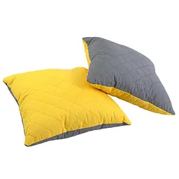 Подушка Руно 40х40 декоративна Yellow Grey (311.52_Yellow Grey) - мініатюра 4