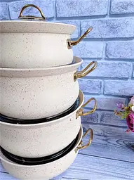 Набір посуду O.M.S. Collection 3045 Ivory 9 предметів - мініатюра 4