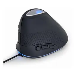 Мишка Gembird MUS-ERGO-03 USB Black (MUS-ERGO-03) - мініатюра 4