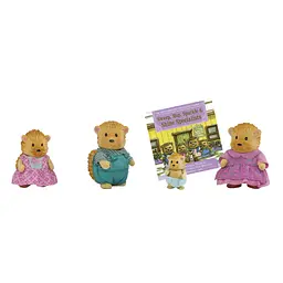 Набір фігурок Li'l Woodzeez Сім'я Їжачків 4од книжка EN det0018400
