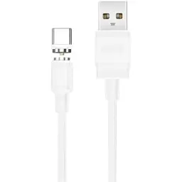 Кабель XO NB187 USB A - USB C 2.1 A 1 м білий - мініатюра 2