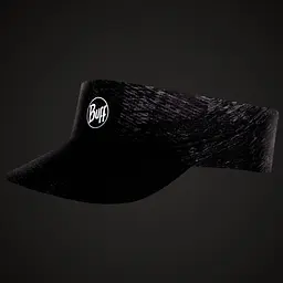Кепка Buff Pack Run Visor Rush Graphite (1033-BU 125320.901.10.00) - мініатюра 2