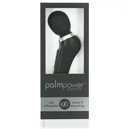 Потужний вібромасажер PalmPower EXTREME Black водонепроникний з плавним регулюванням - мініатюра 6