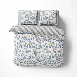 Постільна білизна ТЕП Soft Dreams Spring Basil 70x70 євро білий