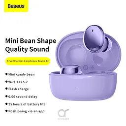 Навушники Baseus E2 True Wireless Earphones Bowie | (NGTW090001) purple - мініатюра 3