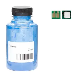 Тонер Canon IR C3025/C3025i, С-EXV54 270г Cyan developer+chip AHK (3204205)